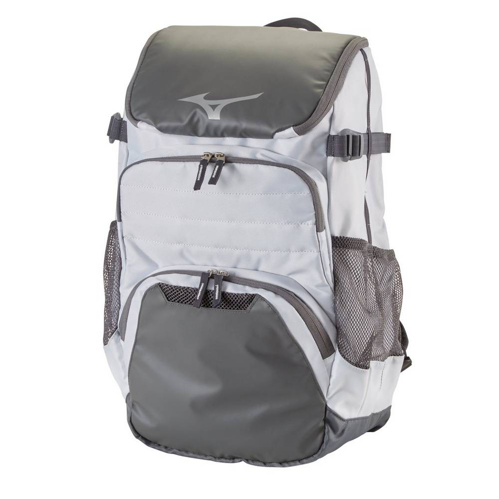 Mizuno Men's Organizer OG5 Baseball Backpack Grey/White (360279-GZU)